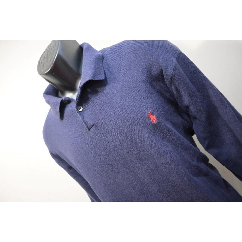 Polo Ralph Lauren Pima Polo Pullover Sweater Blue Mens‎ Size XL